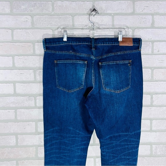 Madewell The Slim Boyjean Raw Hem Edition Creston Wash Size 32 - Picture 9 of 13